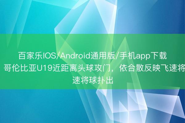 百家乐IOS/Android通用版/手机app下载 神扑！哥伦比亚U19近距离头球攻门，依合散反映飞速将球扑出