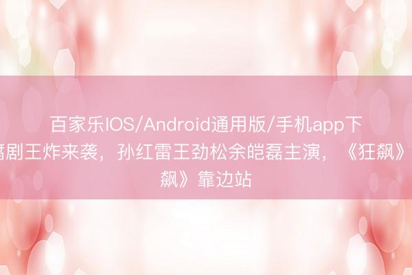 百家乐IOS/Android通用版/手机app下载 反腐剧王炸来袭,孙红雷王劲松余皑磊主演,《狂飙》靠边站